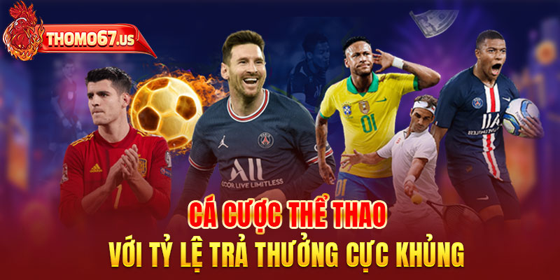 Cá cược thể thao tại Thomo67 với tỷ lệ trả thưởng cực khủng